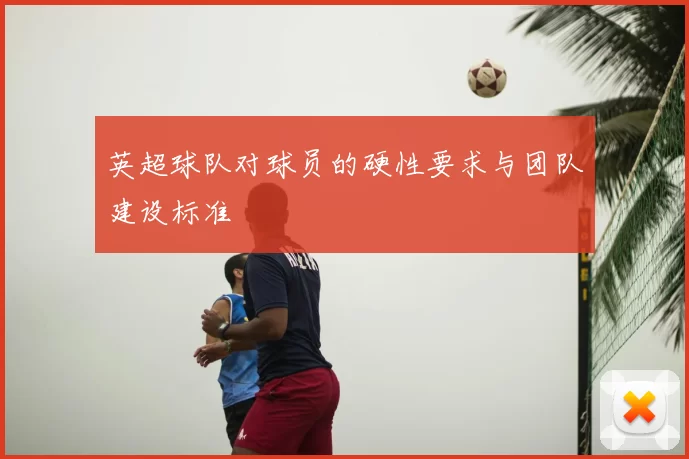 英超球队对球员的硬性要求与团队建设标准