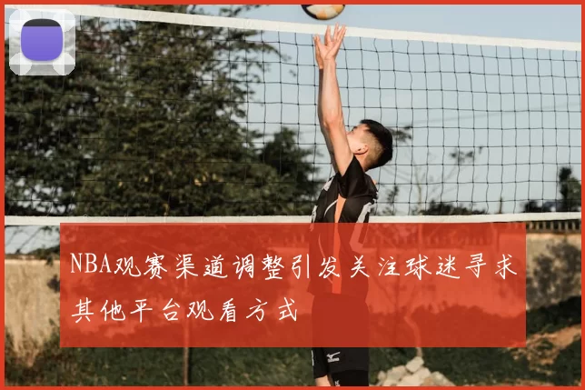NBA观赛渠道调整引发关注球迷寻求其他平台观看方式