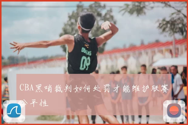 CBA黑哨裁判如何处罚才能维护联赛公平性